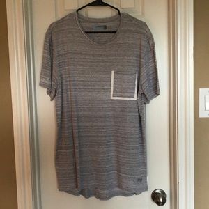 On the Byas Grey Pocket T-Shirt (size L)